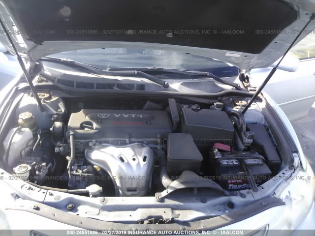 JTNBE46K673121159 - 2007 TOYOTA CAMRY NEW GENERAT CE/LE/XLE/SE BLUE photo 10