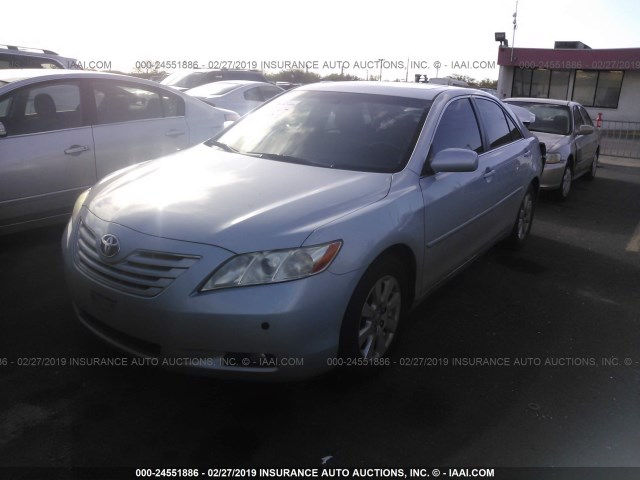 JTNBE46K673121159 - 2007 TOYOTA CAMRY NEW GENERAT CE/LE/XLE/SE BLUE photo 2