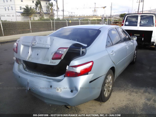 JTNBE46K673121159 - 2007 TOYOTA CAMRY NEW GENERAT CE/LE/XLE/SE BLUE photo 4