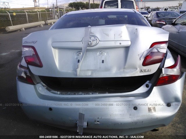 JTNBE46K673121159 - 2007 TOYOTA CAMRY NEW GENERAT CE/LE/XLE/SE BLUE photo 6