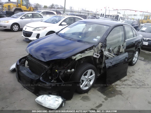 3VWRM71K88M177731 - 2008 VOLKSWAGEN JETTA SE/SEL BLACK photo 2