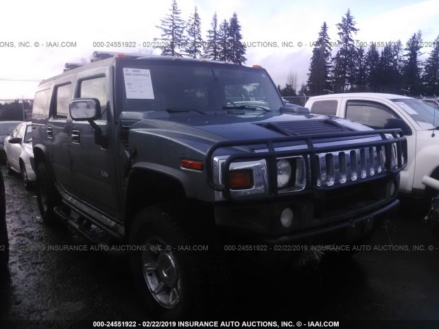 5GRGN23U65H108723 - 2005 HUMMER H2 GREEN photo 1