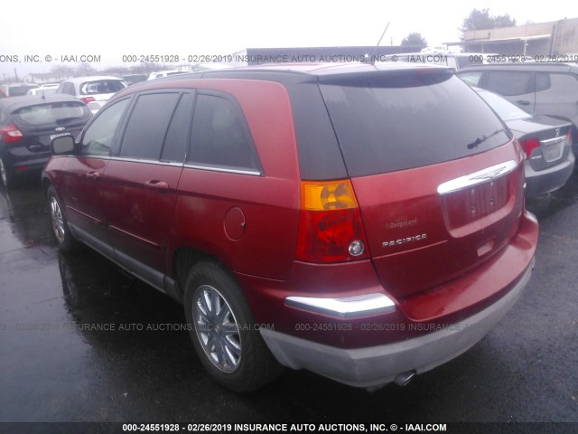 2A8GF68XX7R113898 - 2007 CHRYSLER PACIFICA TOURING RED photo 3