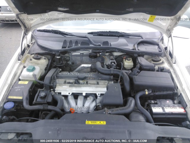 YV1LW5670W2489696 - 1998 VOLVO V70 GLT WHITE photo 10