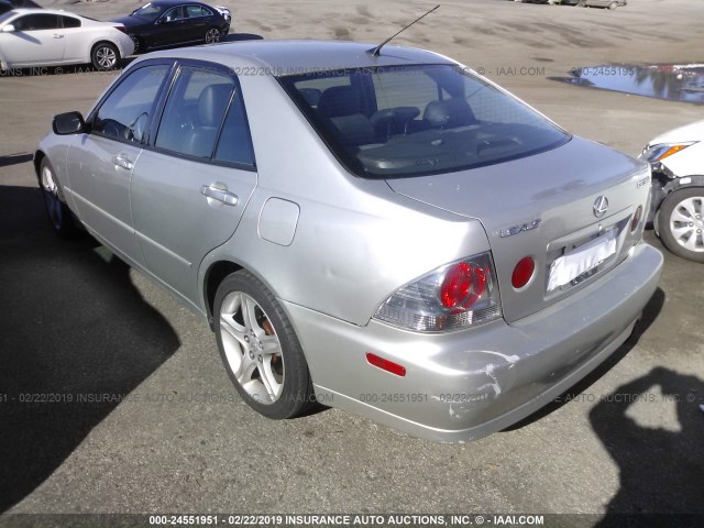 JTHBD182510006773 - 2001 LEXUS IS 300 GRAY photo 3