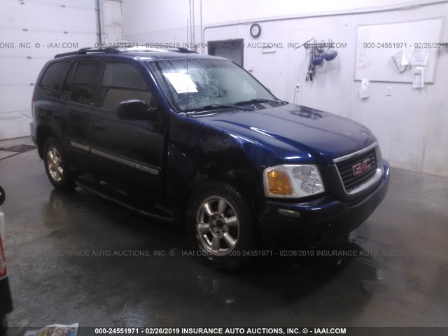 1GKDT13S632139459 - 2003 GMC ENVOY BLUE photo 1