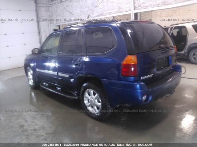 1GKDT13S632139459 - 2003 GMC ENVOY BLUE photo 3