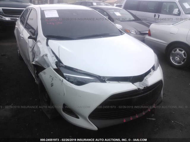 5YFBPRHE8HP593357 - 2017 TOYOTA COROLLA LE/ECO WHITE photo 1