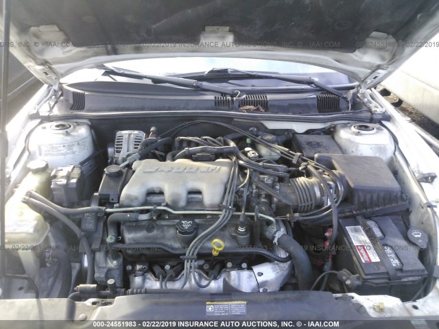 1G2NF52E34M537202 - 2004 PONTIAC GRAND AM SE1 WHITE photo 10