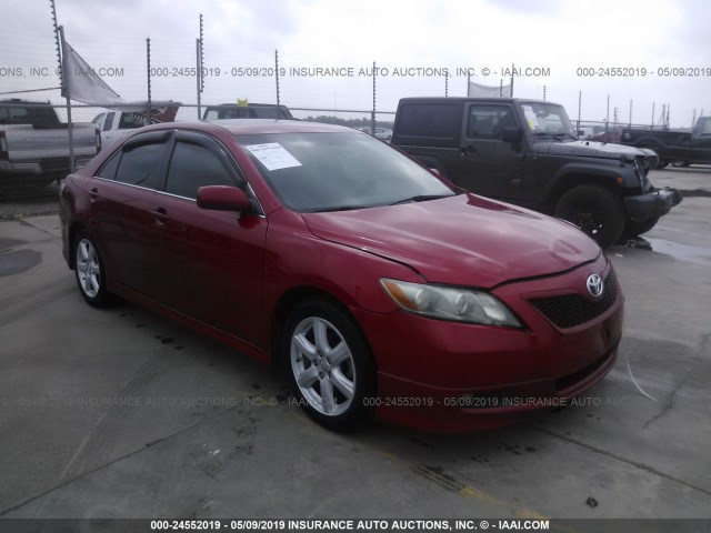 4T1BK46K07U022632 - 2007 TOYOTA CAMRY NEW GENERAT LE/XLE/SE RED photo 1