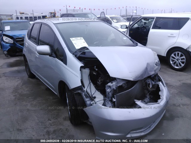 JHMGE8G3XDC012562 - 2013 HONDA FIT SILVER photo 1