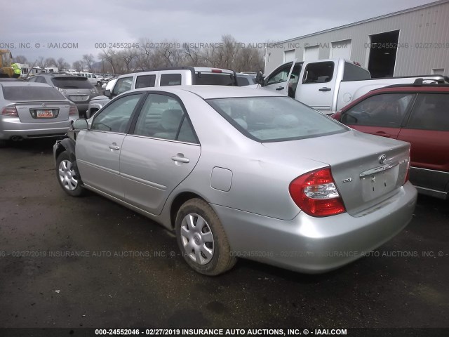 4T1BE30K14U924549 - 2004 TOYOTA CAMRY LE/XLE/SE SILVER photo 3
