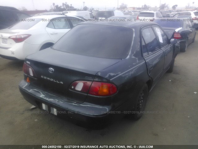 1NXBR12E4XZ194365 - 1999 TOYOTA COROLLA VE/CE/LE GREEN photo 4