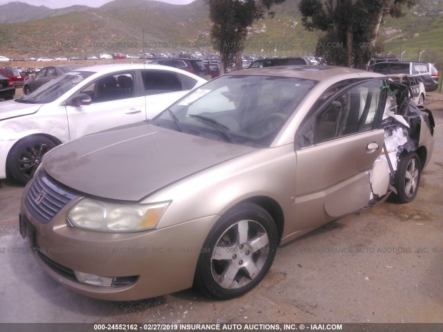 1G8AL58BX6Z144569 - 2006 SATURN ION LEVEL 3 GOLD photo 2