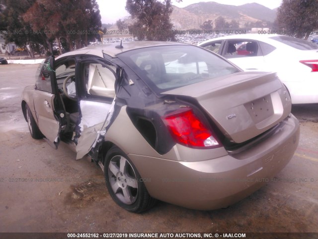 1G8AL58BX6Z144569 - 2006 SATURN ION LEVEL 3 GOLD photo 3