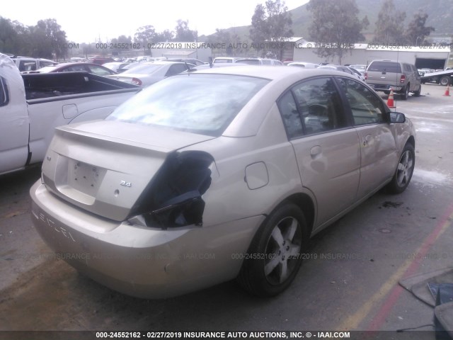 1G8AL58BX6Z144569 - 2006 SATURN ION LEVEL 3 GOLD photo 4