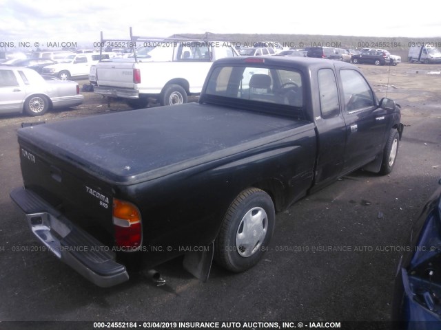 4TAVL52NXWZ136767 - 1998 TOYOTA TACOMA XTRACAB BLACK photo 4