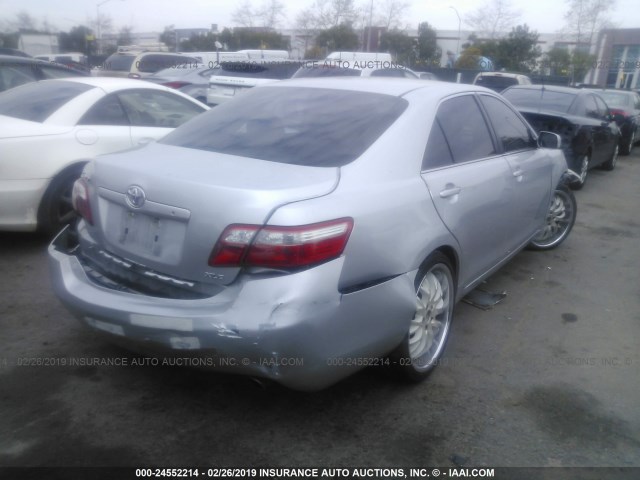 JTNBK46K873024716 - 2007 TOYOTA CAMRY NEW GENERAT LE/XLE/SE SILVER photo 4