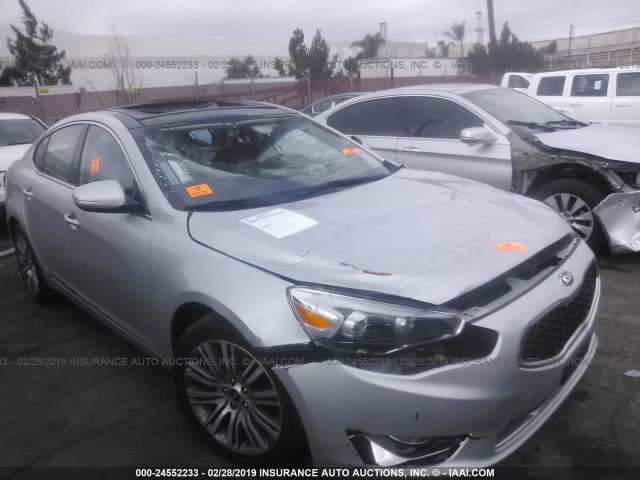 KNALN4D78G5218713 - 2016 KIA CADENZA LUXURY SILVER photo 1