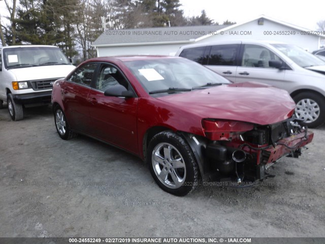 1G2ZF55B464215478 - 2006 PONTIAC G6 SE RED photo 1