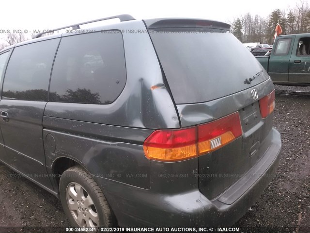 5FNRL18923B102333 - 2003 HONDA ODYSSEY EXL GRAY photo 6