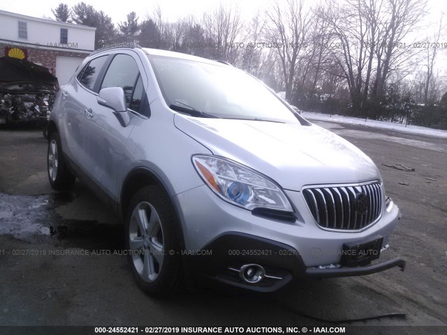 KL4CJGSB9GB733030 - 2016 BUICK ENCORE SILVER photo 1