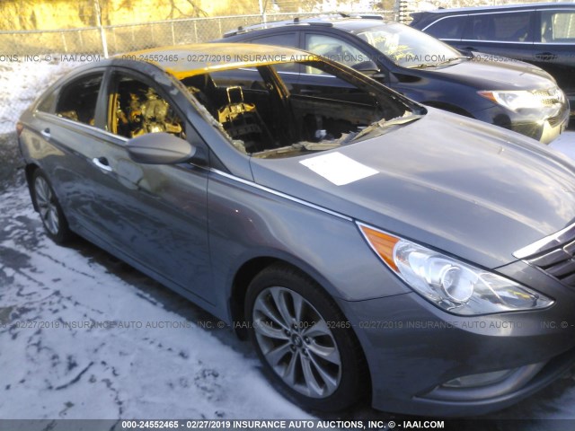 5NPEC4AC4CH406478 - 2012 HYUNDAI SONATA SE/LIMITED GRAY photo 1