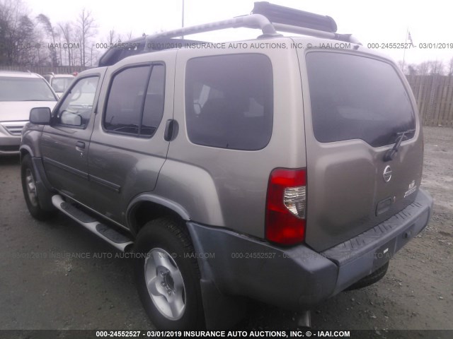 5N1ED28YX3C687048 - 2003 NISSAN XTERRA XE/SE GRAY photo 3