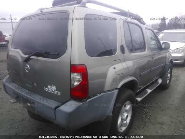 5N1ED28YX3C687048 - 2003 NISSAN XTERRA XE/SE GRAY photo 4