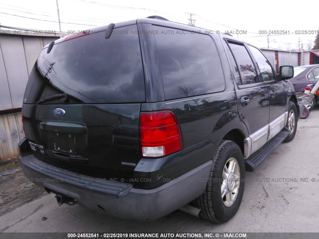 1FMPU16L04LA24373 - 2004 FORD EXPEDITION XLT GREEN photo 4