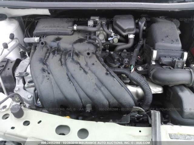 3N1CE2CP8GL362919 - 2016 NISSAN VERSA NOTE S/S PLUS/SV/SL/SR WHITE photo 10