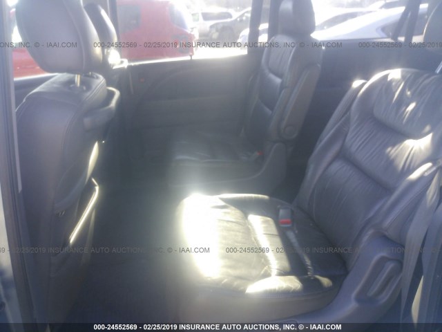 5FNRL38785B106156 - 2005 HONDA ODYSSEY EXL BLUE photo 8