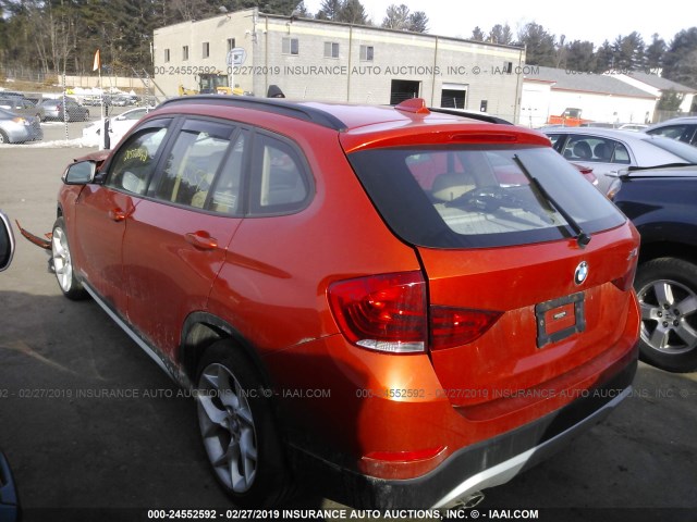 WBAVL1C53DVR87435 - 2013 BMW X1 XDRIVE28I ORANGE photo 3