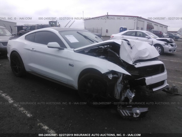 1FA6P8CF6F5373663 - 2015 FORD MUSTANG GT WHITE photo 1