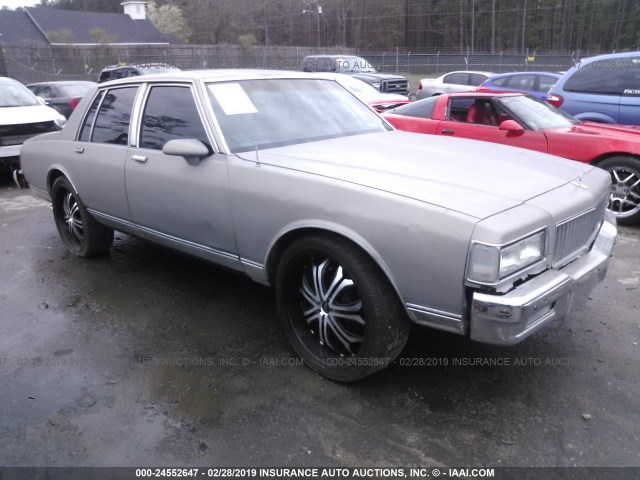 1G1BU51E3KR148042 - 1989 CHEVROLET CAPRICE CLASSIC BROUGHAM GRAY photo 1