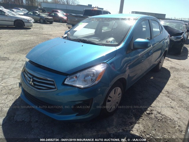 ML32F3FJ0JHF13721 - 2018 MITSUBISHI MIRAGE G4 ES Mavi foto 2
