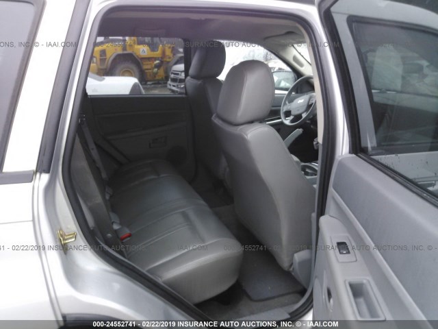 1J8GS48K27C641433 - 2007 JEEP GRAND CHEROKEE LAREDO/COLUMBIA/FREEDOM 银色 照片 8