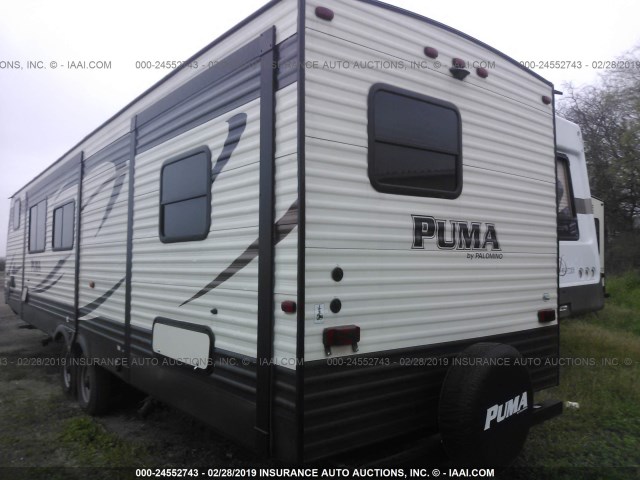4X4TPUH20HP064140 - 2017 FOREST RIVER PUMA 32FBIS  未知 照片 3