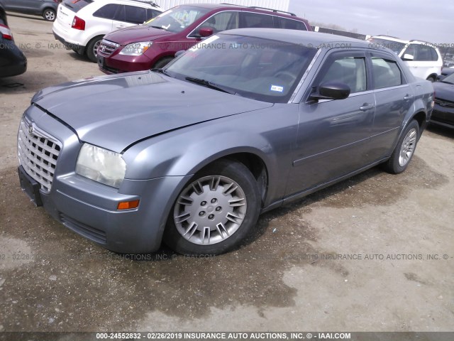 2C3KA43R06H490889 - 2006 CHRYSLER 300 Light Blue photo 2