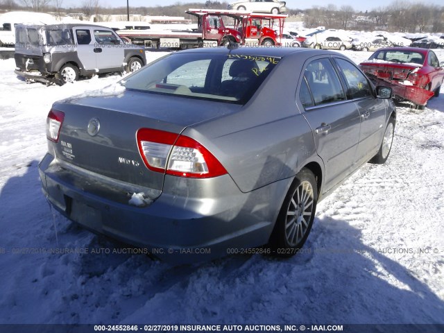 3MEHM021X8R644404 - 2008 MERCURY MILAN PREMIER GRAY photo 4