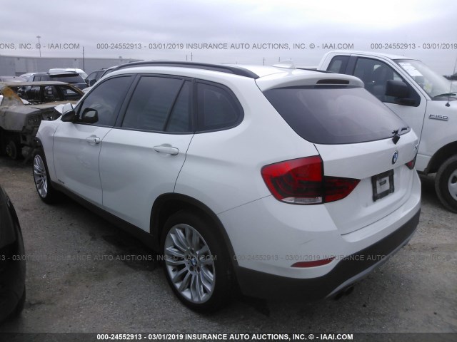 WBAVM1C58EVW47244 - 2014 BMW X1 SDRIVE28I WHITE photo 3