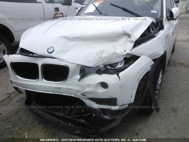 WBAVM1C58EVW47244 - 2014 BMW X1 SDRIVE28I WHITE photo 6