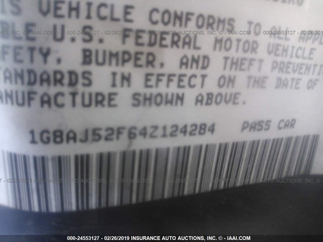 1G8AJ52F64Z124284 - 2004 SATURN ION LEVEL 2 香槟色 照片 9