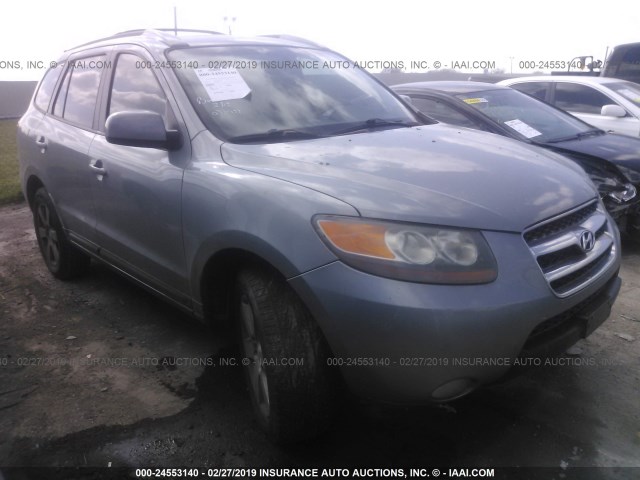 5NMSH13E37H035477 - 2007 HYUNDAI SANTA FE SE/LIMITED SILVER photo 1