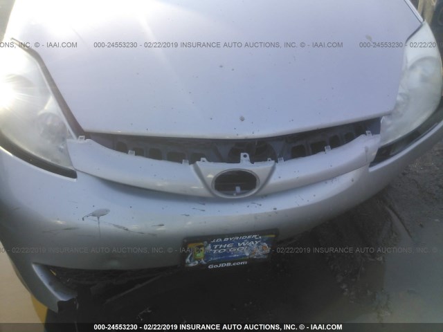 5TDZK23C07S037043 - 2007 TOYOTA SIENNA CE/LE SILVER photo 10