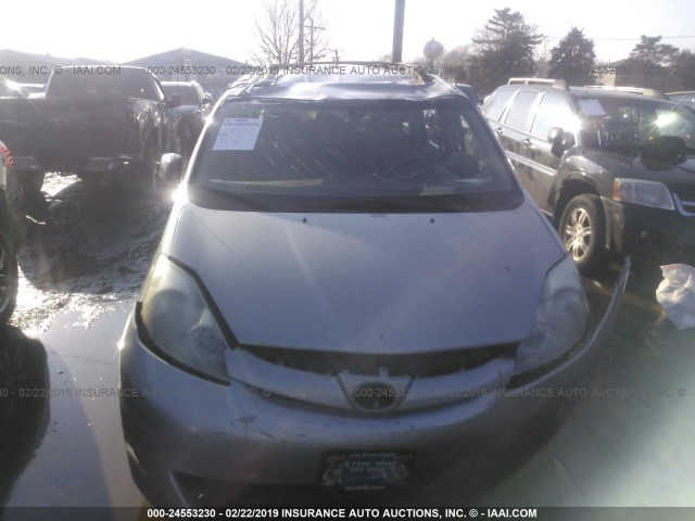 5TDZK23C07S037043 - 2007 TOYOTA SIENNA CE/LE SILVER photo 6