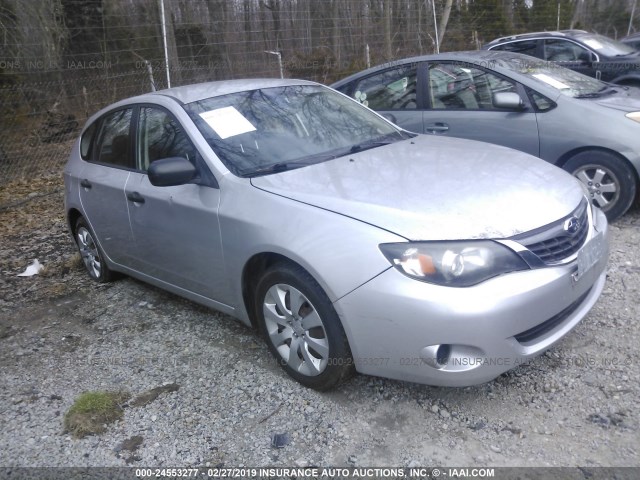 JF1GH61638H836885 - 2008 SUBARU IMPREZA 2.5I SILVER photo 1