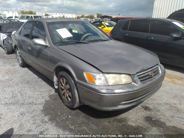 4T1BG22KX1U019823 - 2001 TOYOTA CAMRY CE/LE/XLE GRAY photo 1