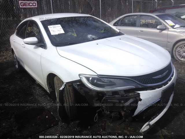 1C3CCCAB8FN657859 - 2015 CHRYSLER 200 LIMITED WHITE photo 1