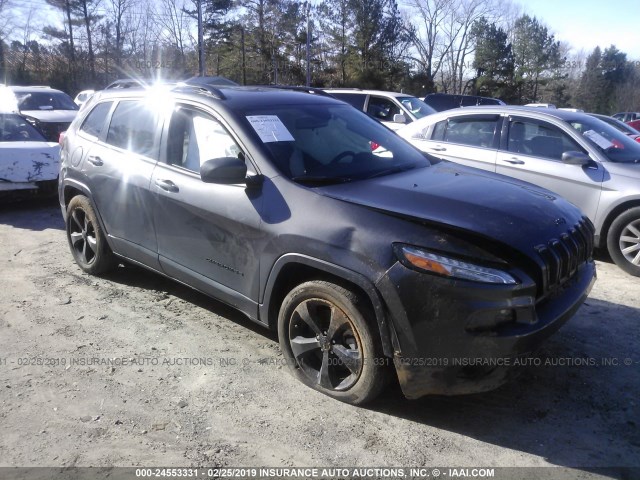 1C4PJLCBXJD544008 - 2018 JEEP CHEROKEE LATITUDE GRAY photo 1